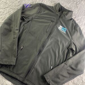 Northwestern Wildcats Jacket Womens Medium Black Team Player Issued Big Ten B1G